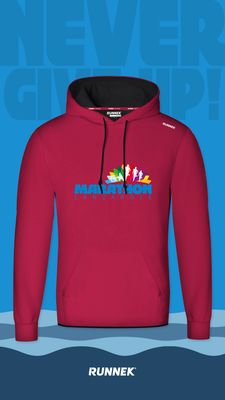 MARATHON SUDADERA GRANATE