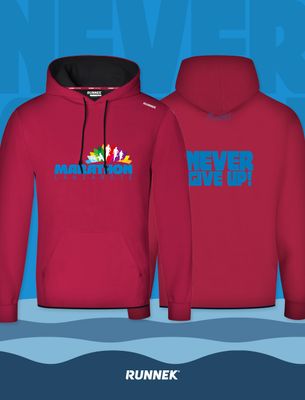 MARATHON SUDADERA GRANATE