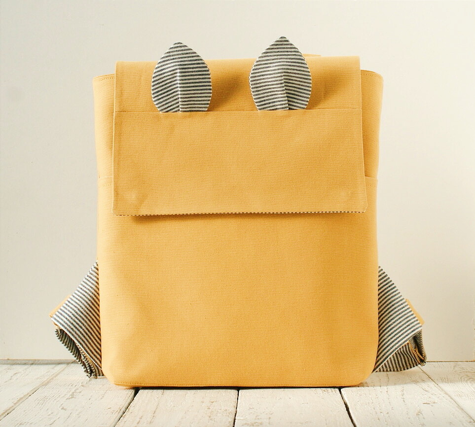 Pockets backpack. Sewing pattern PDF