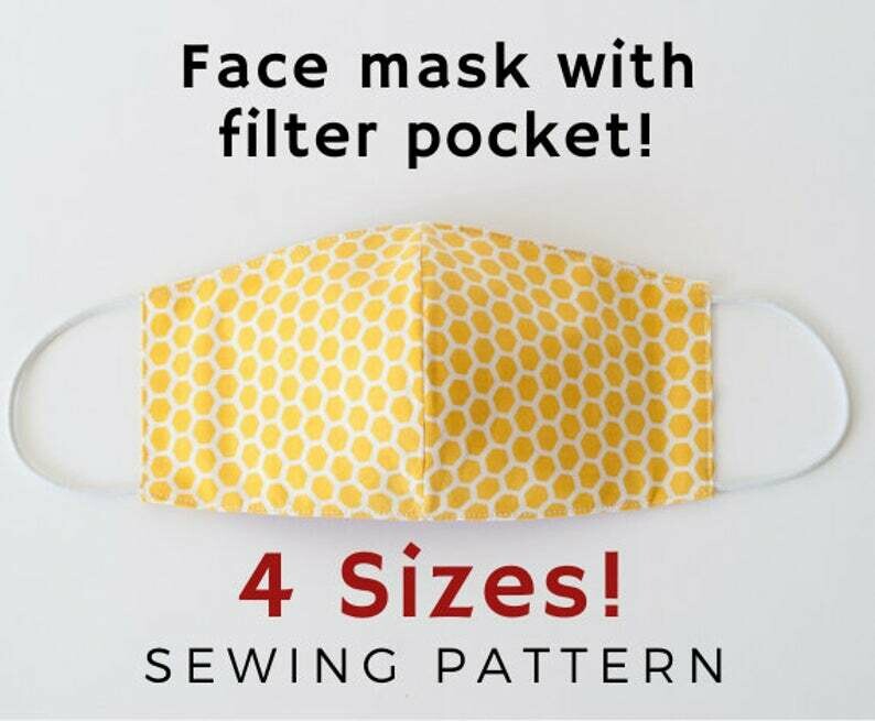 ​Face Mask. Sewing pattern PDF