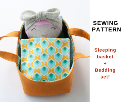 Sleeping Basket. Sewing pattern PDF