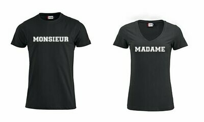 T-shirts Couple Monsieur Madame