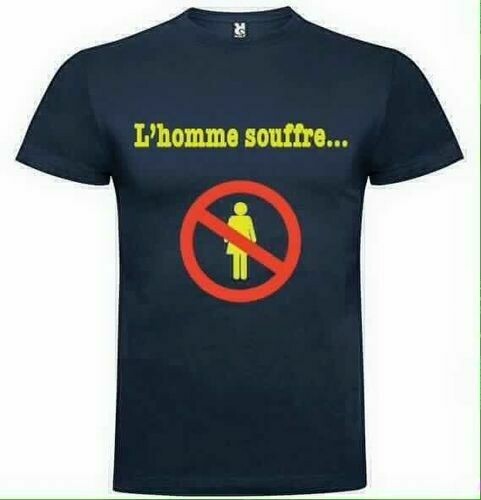 T Shirt l'homme souffre
