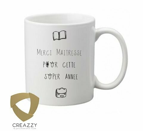 Mug merci Maîtresse