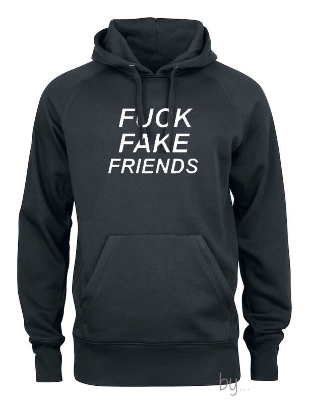 Sweat à capuche homme Fuck Fake Friends