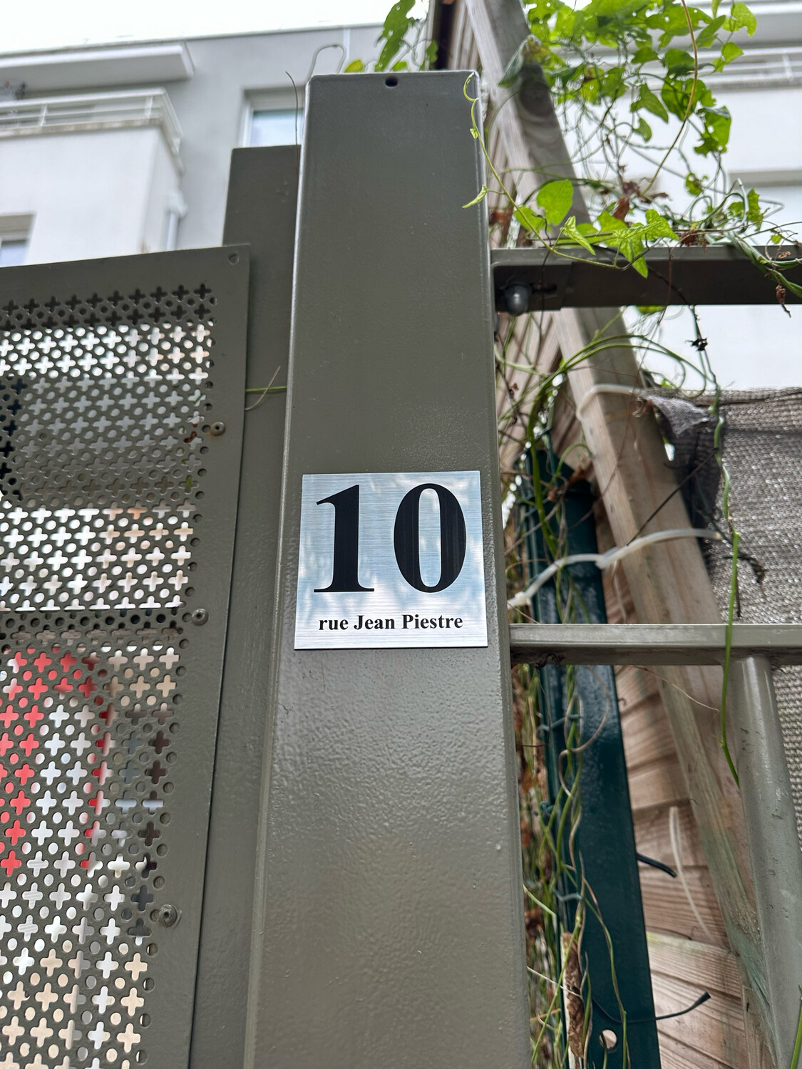 Plaque numéro de rue / numéro de maison