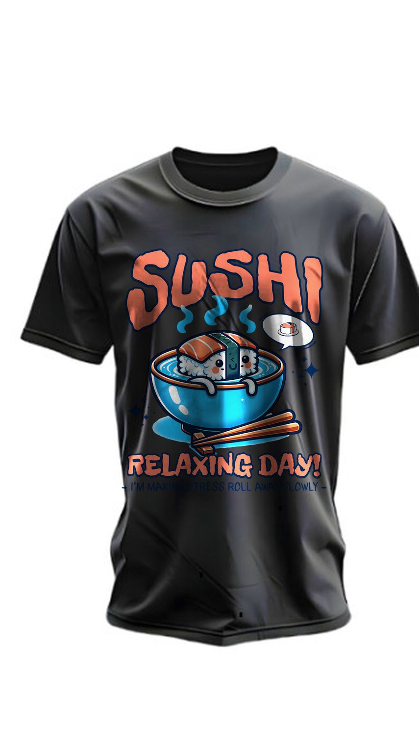 T-shirt Sushi relax
