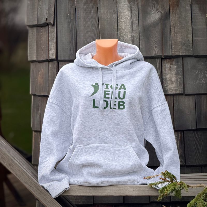 Naiste hoodie Iga Elu logoga