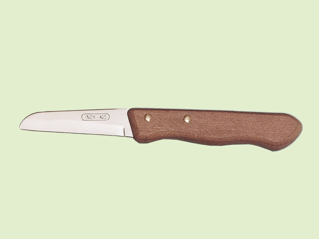 CUCHILLO PATATERO MANGO MADERA 7 cm./hoja