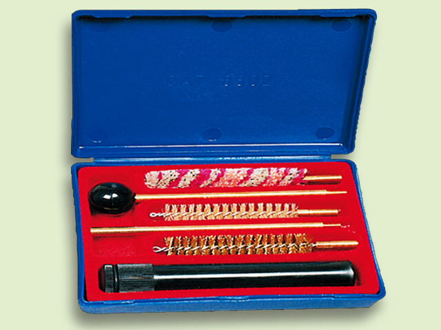 KIT DE LIMPIEZA ARMAS PISTOLA Y REVOLVER CAL. 38-9