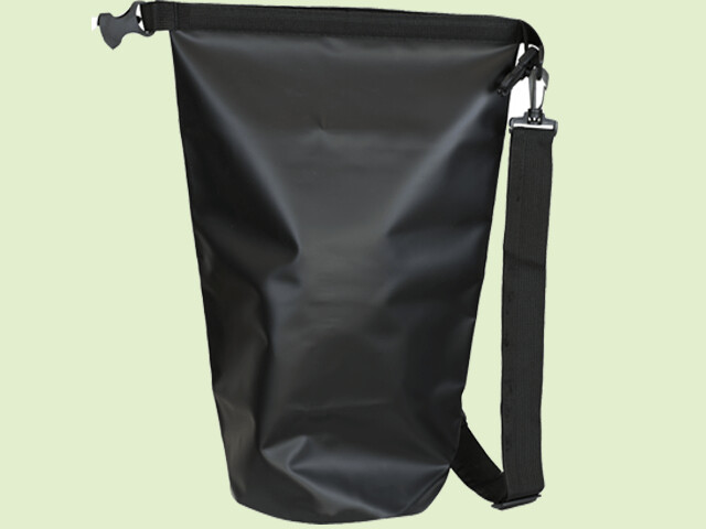 BOLSA ESTANCA NEGRA 31X49CM. 10 LITROS