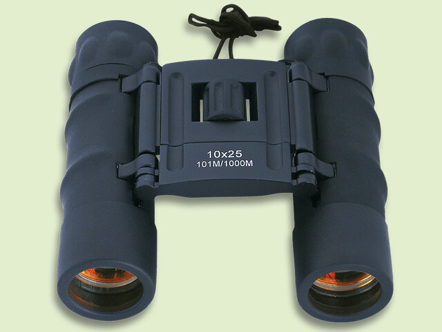 BINOCULAR NEGRO 10X25 RUBI CON FUNDA