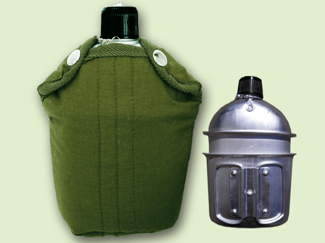 CANTIMPLORA ALUMINIO CON MARMITA VERDE