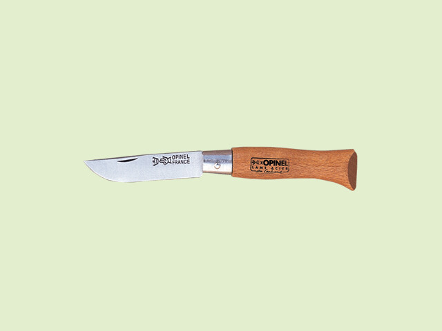NAVAJA OPINEL CARBONO SIN SEGURO 3.5 cm./hoja