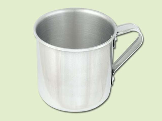VASO DE ACERO INOX. 8 CM. DE DIAMETRO