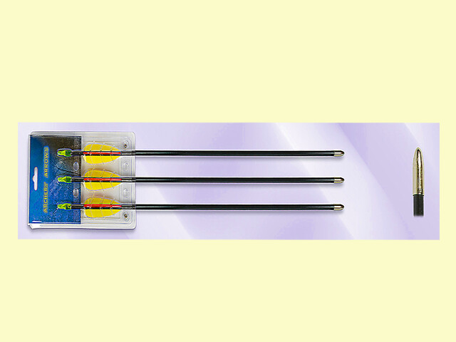 BLISTER DE 3 FLECHAS DE 26" FIBRA