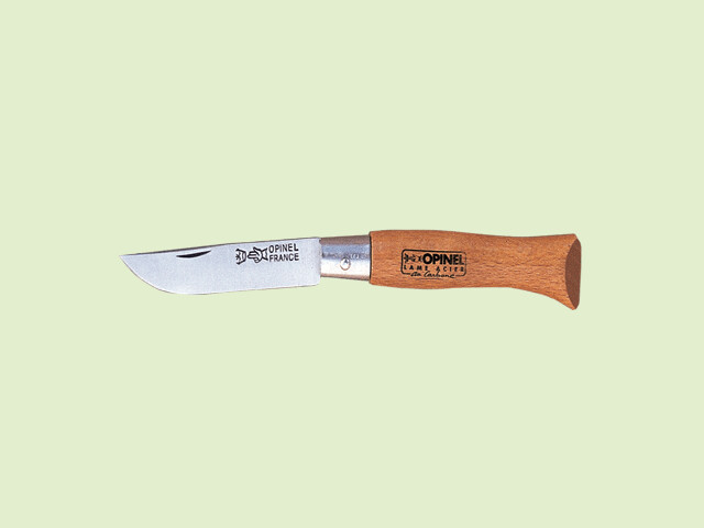NAVAJA OPINEL CARBONO SIN SEGURO 6 cm./hoja