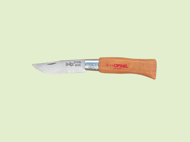 NAVAJA OPINEL INOX. SIN SEGURO 6 cm./hoja