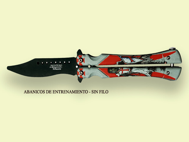 NAVAJA ABANICO ENTRENAMIENTO 3D TRAINING 9.5 cm/hoja