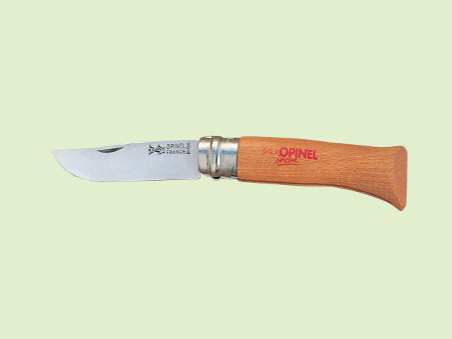 NAVAJA OPINEL INOX. CON SEGURO 7 cm/hoja