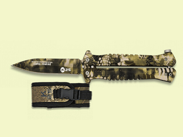 NAVAJA ABANICO K25 CAMO PHYTON 10 cm/hoja