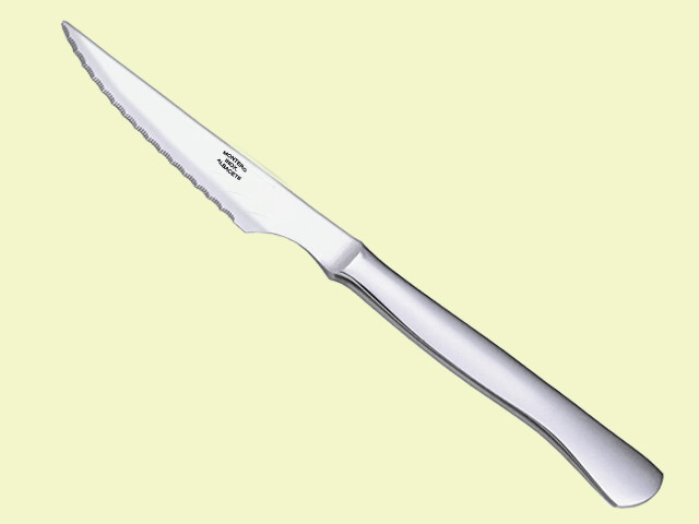 CUCHILLO CHULETERO MONOBLOCK INOX.
