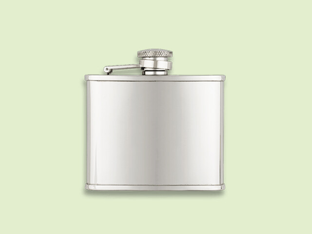 PETACA INOX. LISA 4 ONZAS/120 ml
