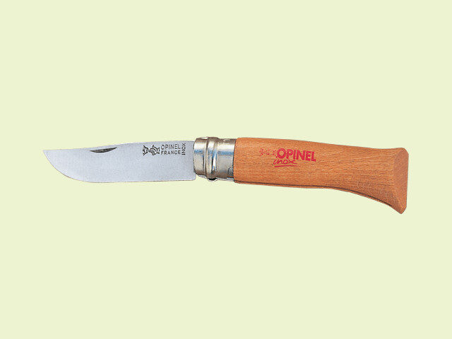 NAVAJA OPINEL INOX. CON SEGURO 8.5 cm/hoja