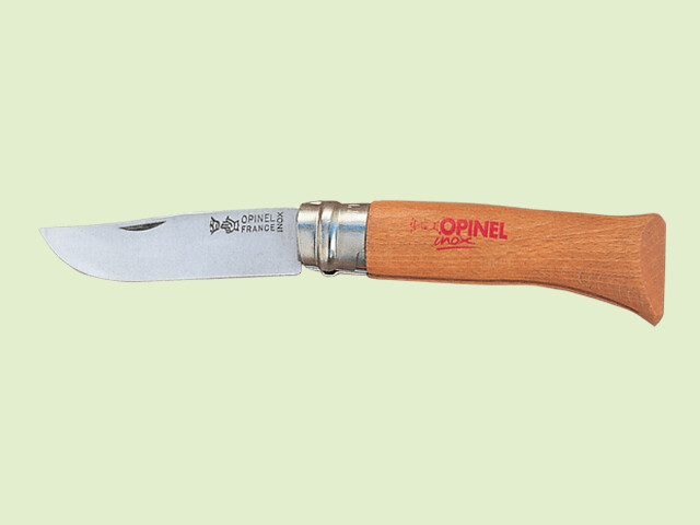 NAVAJA OPINEL INOX. CON SEGURO 10 cm/hoja