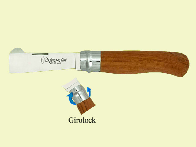 NAVAJA INOX. EXTREMEÐA V/GIROLOCK INJERTAR 7 CM./HOJA