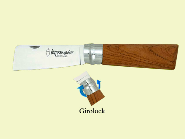 NAVAJA INOX. EXTREMEÐA V/GIROLOCK TAPONERA 7 CM./HOJA