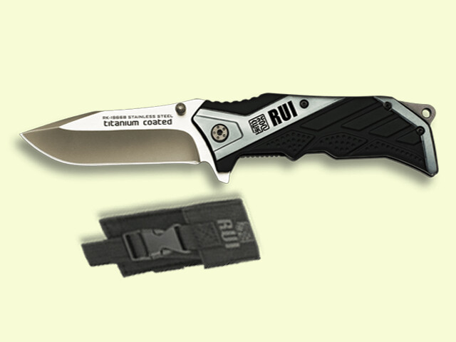 NAVAJA SEGURIDAD K25 MANGO NEGRO/ROJO 9.5 cm/hoja