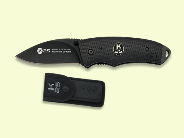 NAVAJA COMANDO K25 MANGO Y HOJA CAMO PHYTON 8.5 cm/hoja