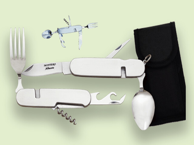 MULTIUSOS INOX. DESMONTABLE CON CUCHARA Y FUNDA