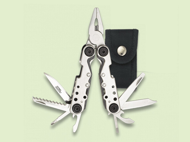 ALICATES MULTIUSOS ACERO CON FUNDA 10.5 cm/total