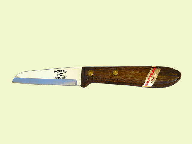 CUCHILLO PATATERO MANGO PALMADERA LUJO 7 cm/hoja