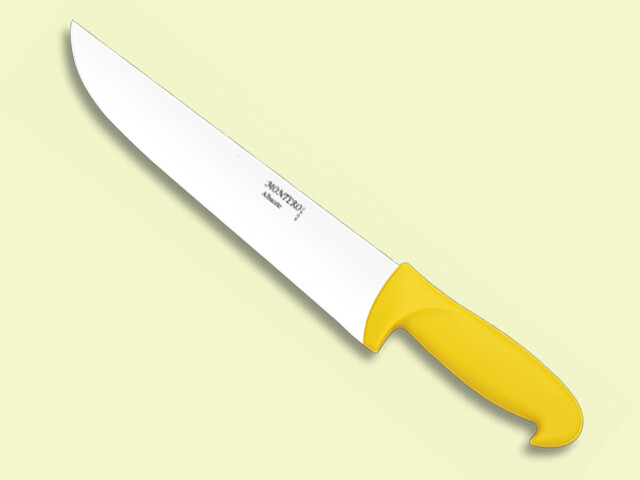 CUCHILLO OFICIO INYECCION AMARILLO 25 cm/hoja