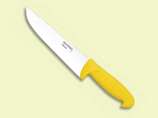 CUCHILLO OFICIO INYECCION AMARILLO 20 cm/hoja