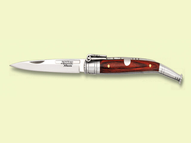 ESTILETE PALANQUILLA VIROLAS INOX. MADERA 8 cm/hoja