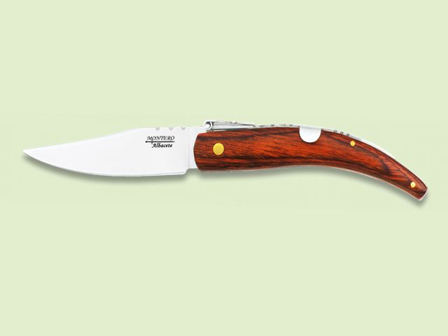 NAVAJA ALBACETEÐA PALANQUILLA MADERA ROJA 8.5 cm/hoja
