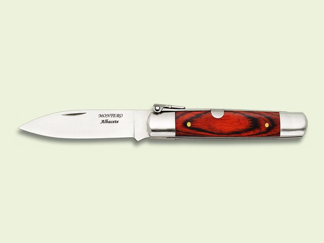 NAVAJA PALANQUILLA MACHETE MADERA ROJA 7.5 cm/hoja