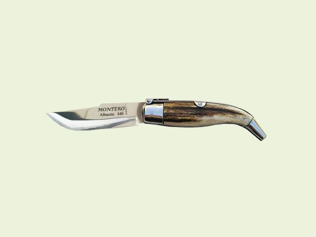 NAVAJA CLASICA PALANQUILLA ASTA DE CIERVO 6.5 cm/hoja