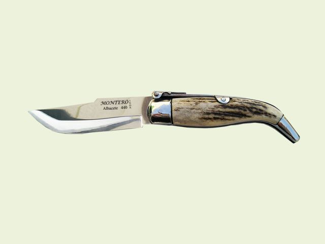 NAVAJA CLASICA PALANQUILLA ASTA DE CIERVO 8 cm/hoja