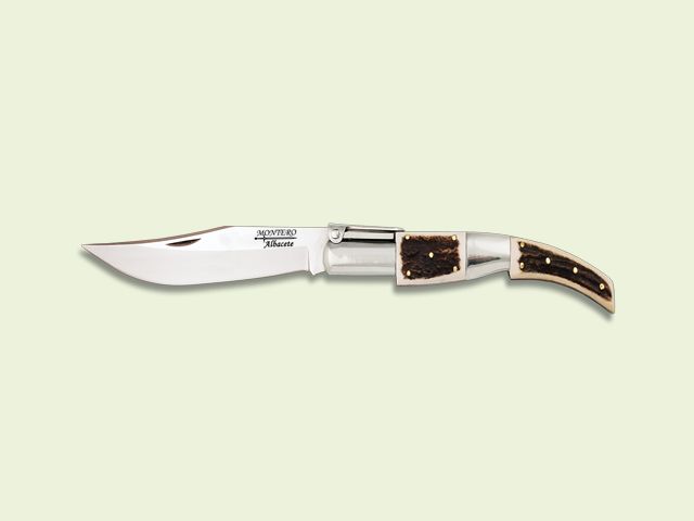 NAVAJA CARRACA ARABE CUERNO CIERVO 10 cm/hoja
