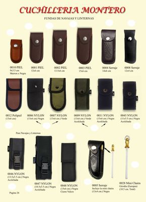 26 FUNDAS NAVAJAS