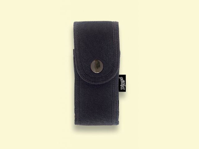 FUNDA DE NAVAJA NYLON NEGRA ACOLCHADA 11x5.5 cm