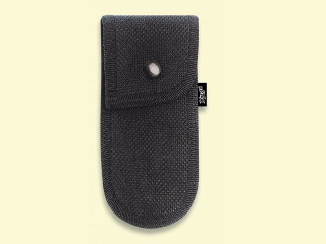 FUNDA DE NAVAJA NYLON NEGRA 13x6 cm