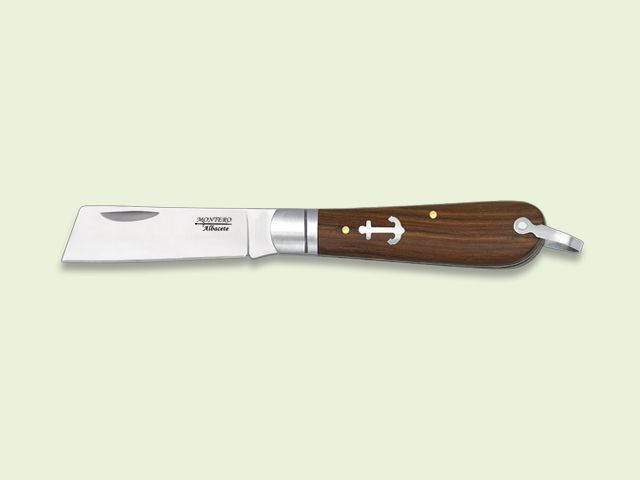 NAVAJA INOX. MARINERA MADERA PUNTA CORTADA 7 cm/hoja