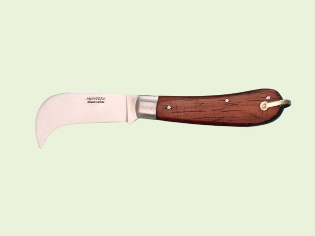 NAVAJA CARBONO TRANCHETE VIR./INOX. MADERA MEDIANA