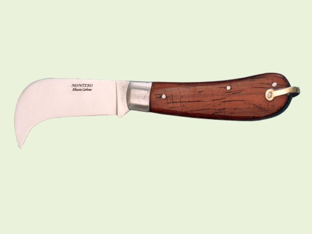 NAVAJA CARBONO TRANCHETE VIR./INOX. MADERA GRANDE